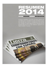 link Tierra Newspaper summary of 2014 (open new window)