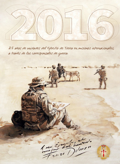 Portada calendario Ejército de Tierra 2015