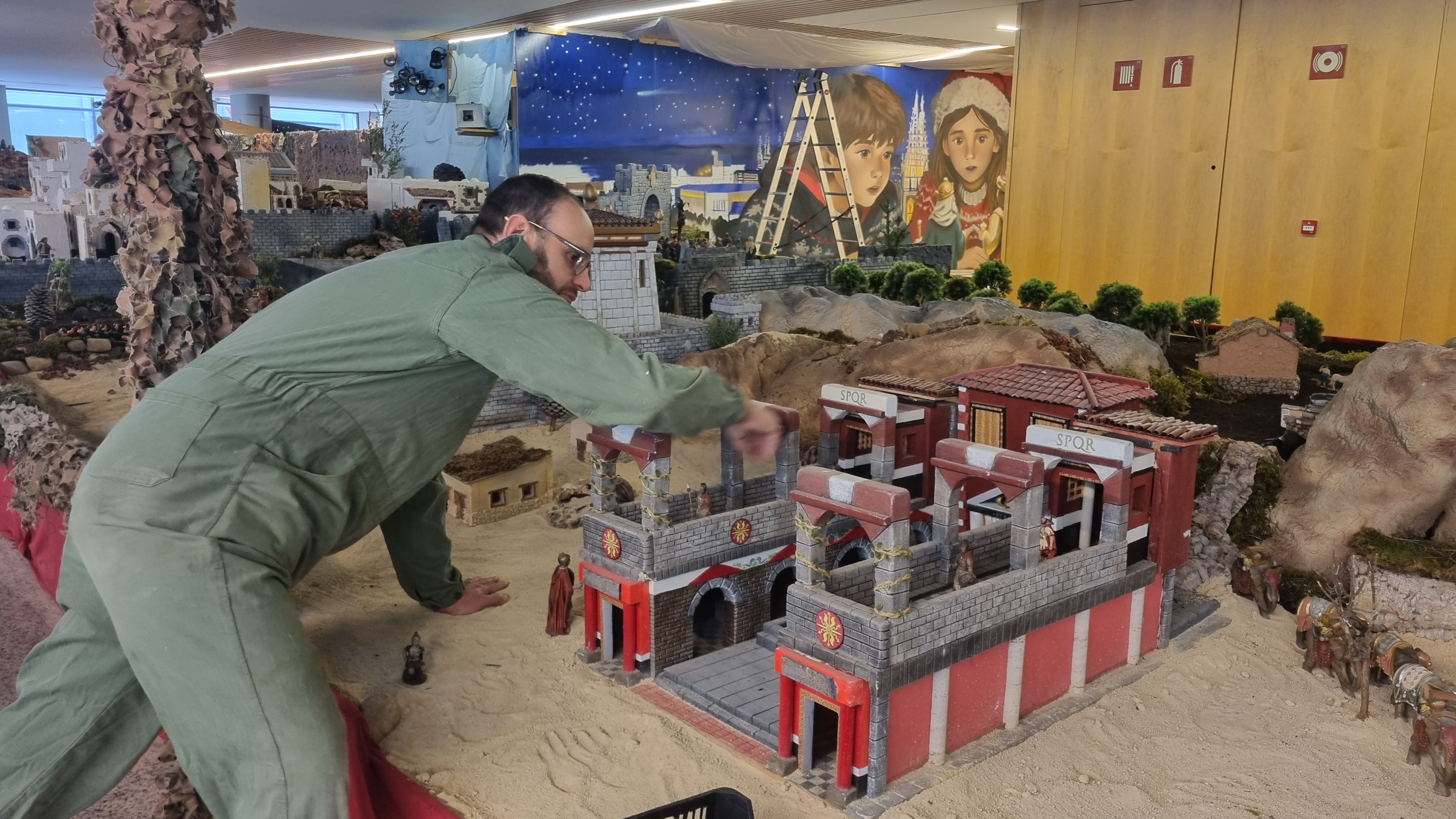 Montaje del belen 2025