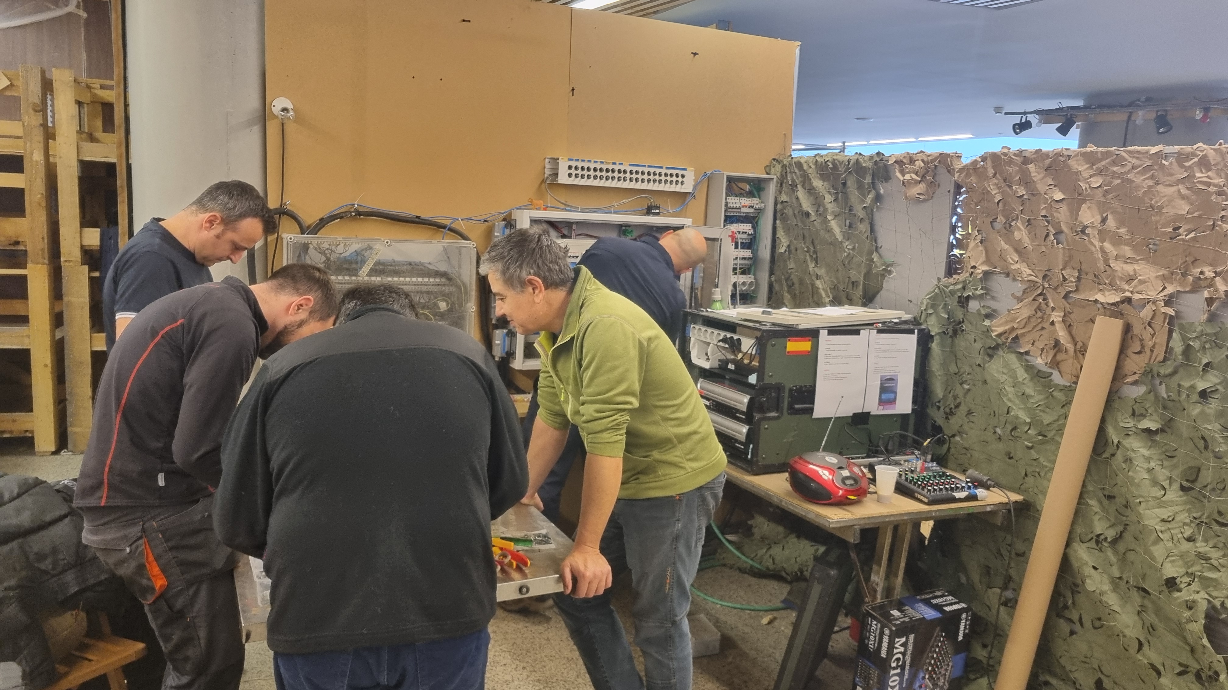 Montaje del belen 2025