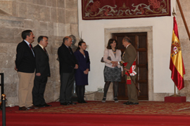 El TG. Sánchez-Lafuente recibe a autoridades en Valencia