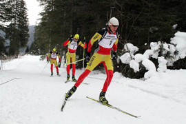 El equipo español en la competición italiana