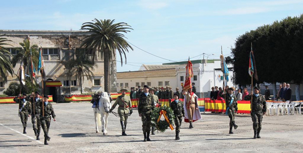 El Regimiento lo celebró con un acto en Melilla
