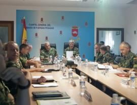 Presentación al JEME en el Cuartel General de FUP