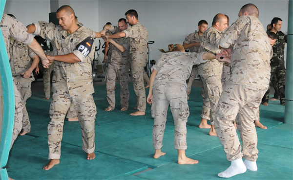 Instrucción en las técnicas de combate cuerpo a cuerpo