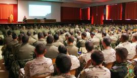 La atleta paralímpica en la conferencia
