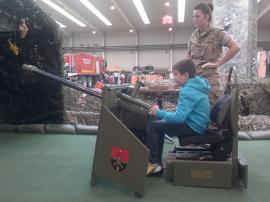 Los niños disfrutaron en la feria zaragozana