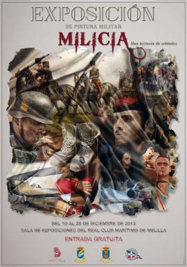 Cartel promocional de la exposición en Melilla