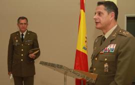 El TG. Álvarez-Espejo en el acto de inauguración