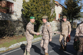 Visita del JEME a la Base San Pedro en Colmenar Viejo