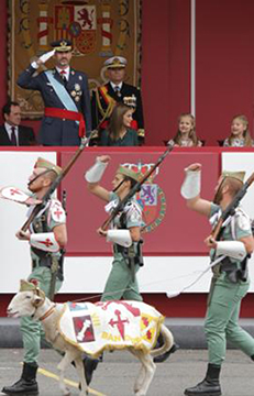 La Familia Real presidió el desfile