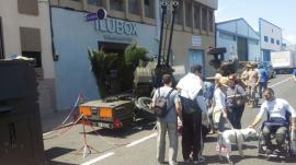 Visitantes a la exposición en 'El Sebadal' 