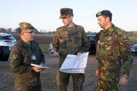 Militares de distintos países en el ejercicio