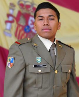 Fotografía oficial del soldado Navarro