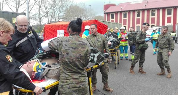 Entre la participación del ET hubo apoyo sanitario