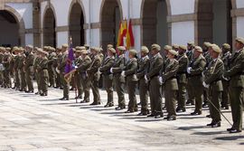Formación en el acto celebrado en A Coruña 