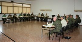 Los subtenientes en el curso de actualización