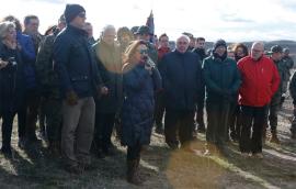 Palabras de la ministra en el campo de maniobras