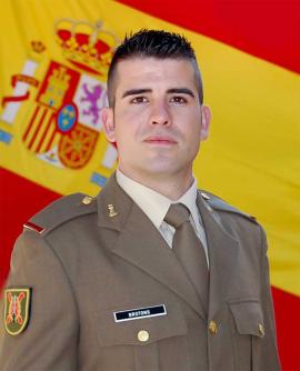 Fotografía oficial del soldado Brotons