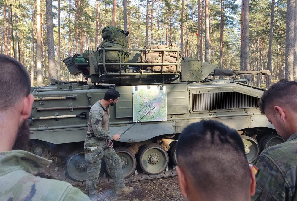 Spanish military participation in exercise 'Silver Arrow'