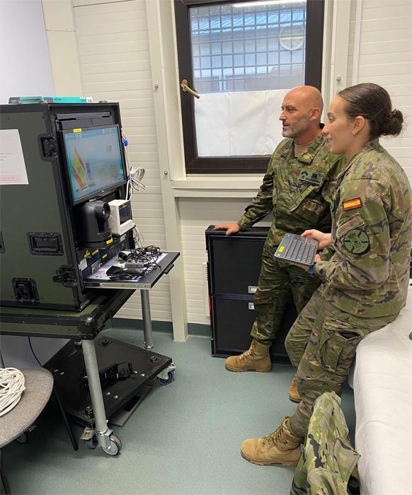 Nuevo nodo de telemedicina estratégica en la base Camp Adazi de Letonia