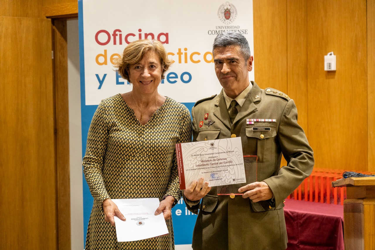 El Laboratorio Central del Ejército recibe el reconocimiento de la Universidad Complutense de Madrid