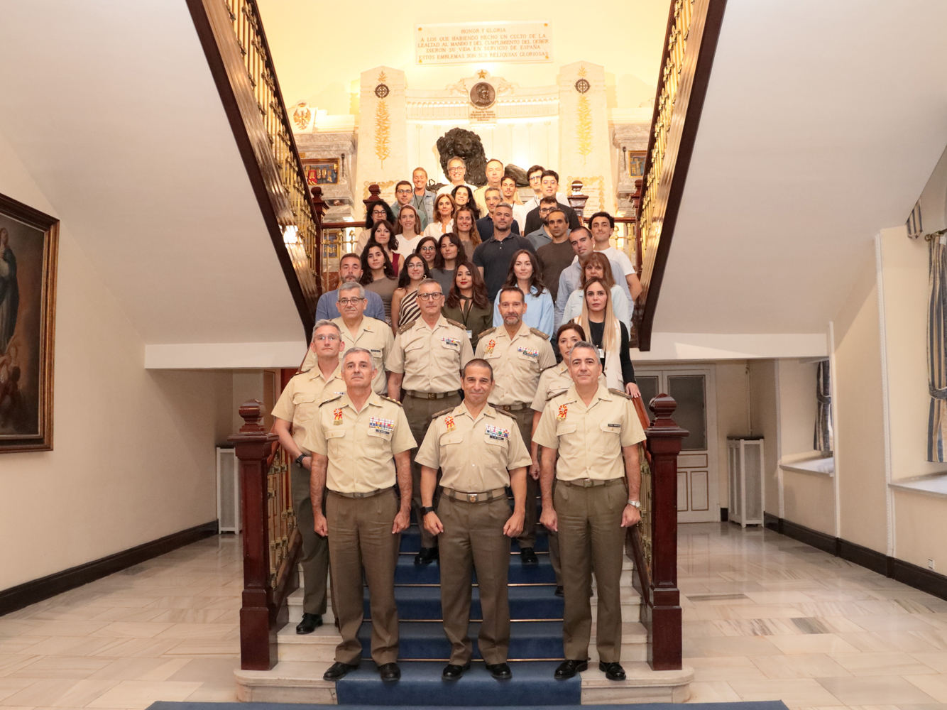 Foto de grupo en la EGLET  