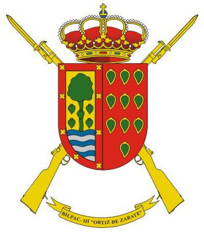 Escudo Bandera de Infantería Protegida 'Ortíz de Zarate' I