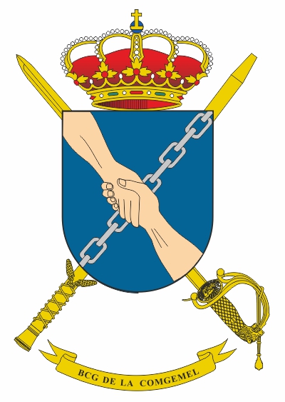 Escudo del Batallón del Cuartel General de la Comandancia General de Melilla