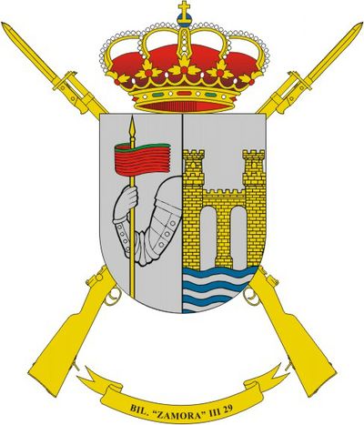 Escudo del Batallón de Infantería Protegida 'Zamora' I/29