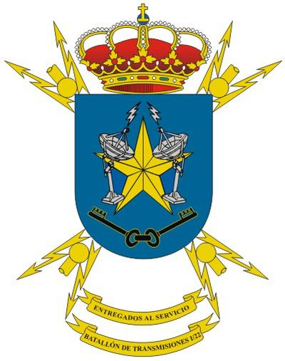 Escudo del Batallón de Transmisiones I/22
