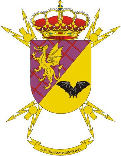 Escudo del Batallón de Transmisiones II/22