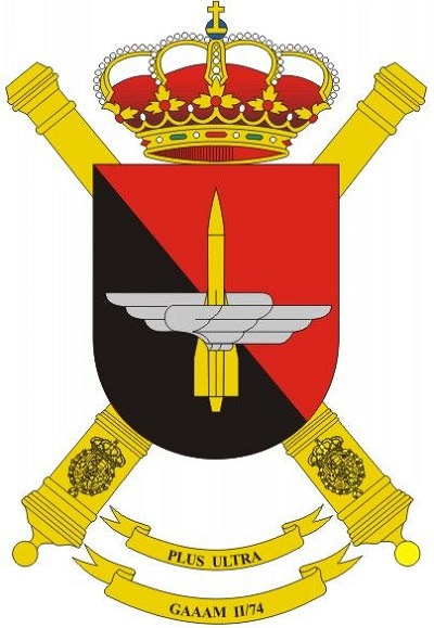 Escudo del Grupo de Artillería Antiaérea Hawk II/74