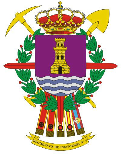 Escudo del Regimiento de Ingenieros 7