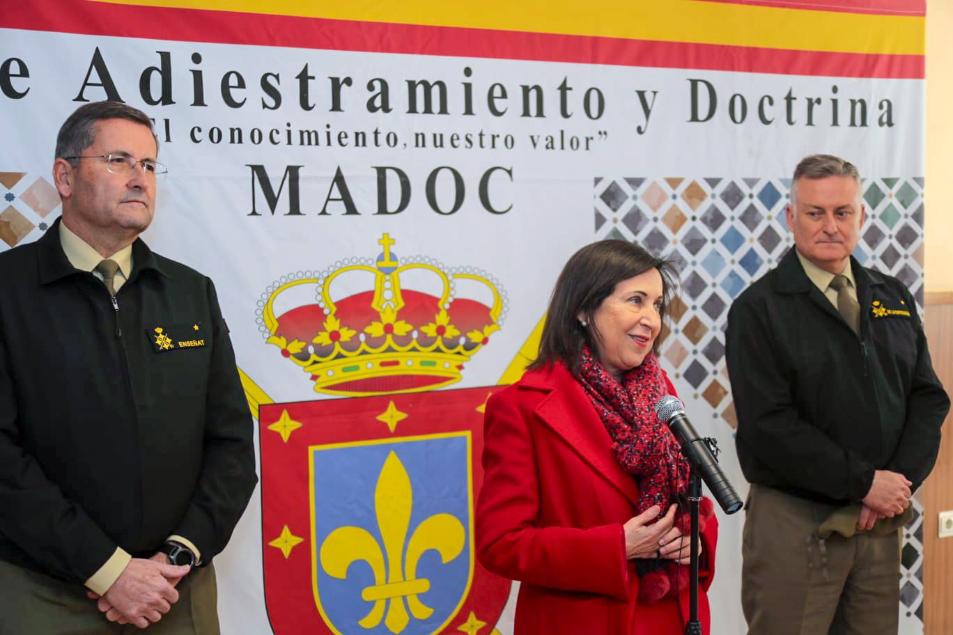 Visita al Mando de Adiestramiento y doctrina