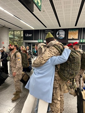 Llegada al aeropuerto.