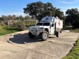 Superación de obstáculos en pista de conducción