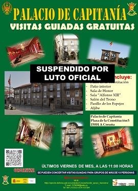 Suspensión visita guiada