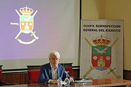 Miguel Angel Soria durante la presentación