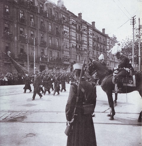 Desfile gran vía Bilbao - 1903