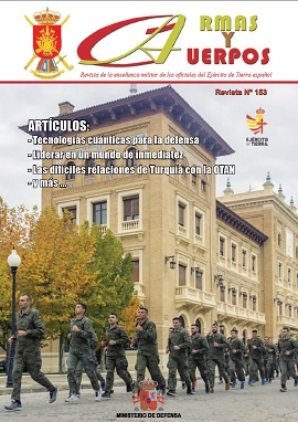 Portada revista Armas y Cuerpos número 153 de agosto de 2023