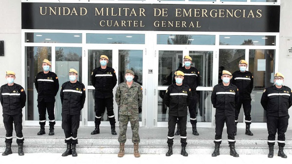 Visita a la Unidad Militar de Emergencias