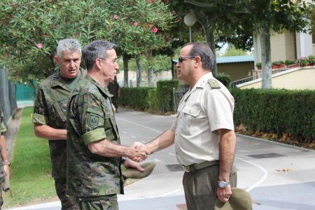 El JEME visita las unidades de Logroño