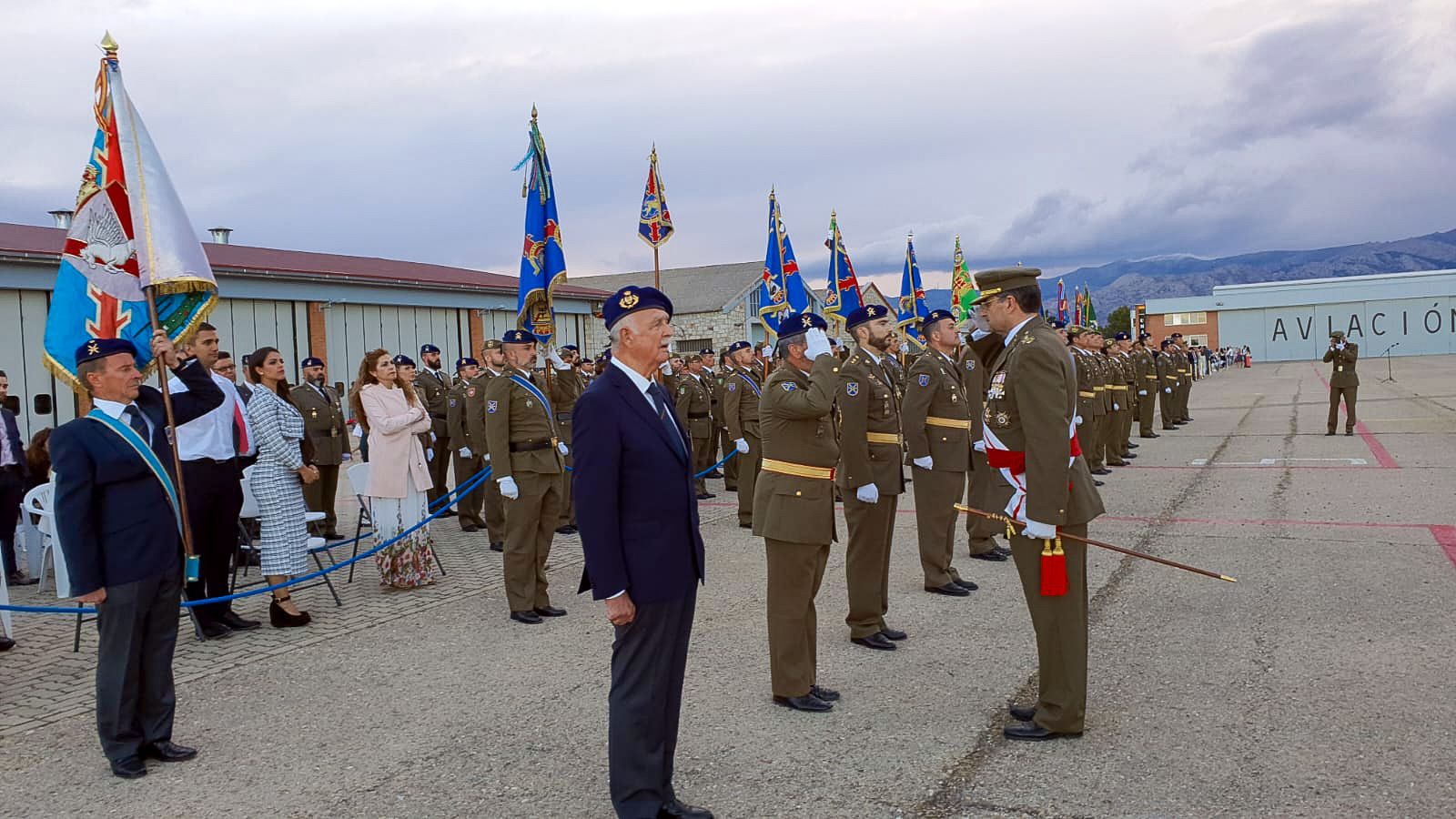 El JEME preside el acto militar de la Festividad de Nuestra Señora de los Ángeles.