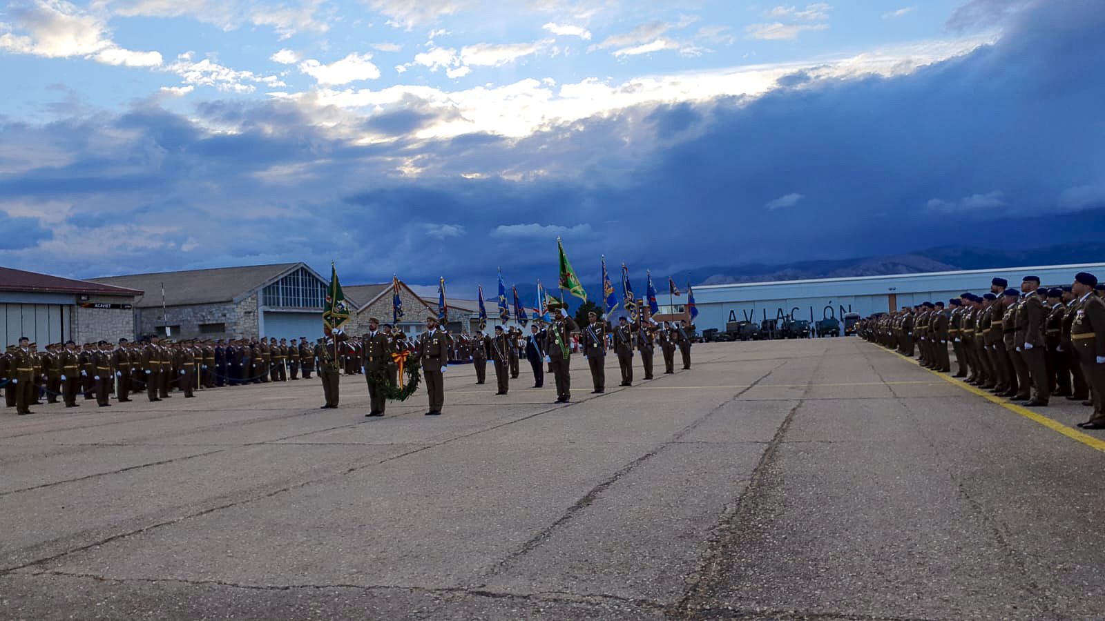 El JEME preside el acto militar de la Festividad de Nuestra Señora de los Ángeles.