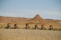 La Titan Desert en la Base Álvarez de Sotomayor sede de la Brigada 