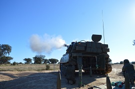 Tiro con piezas ATP.