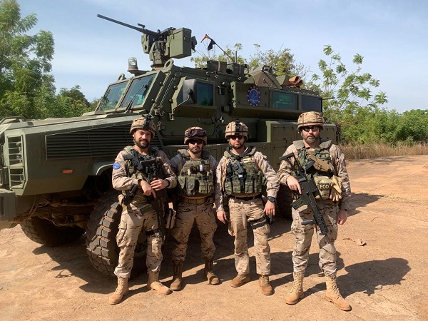 Equipo EOD desplegado en Mali