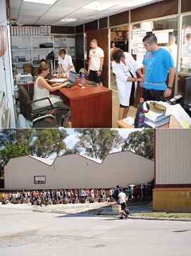 Medicion para el uniforme y recogida de prendas