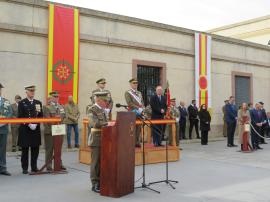 Alocución del coronel jefe del RAMIX 30.